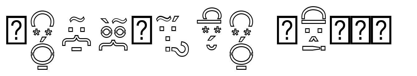 TextFace Type Stencil